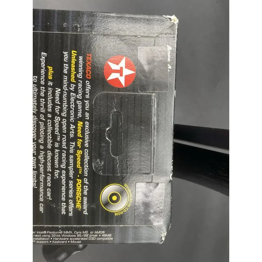 NEED FOR SPEED Porsche Unleashed W/ #6 Texaco Mario's Last Car EA Games CD ROM